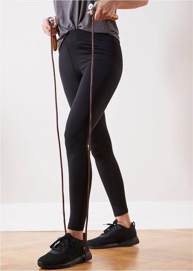 CZARNE LEGGINSY CASUAL