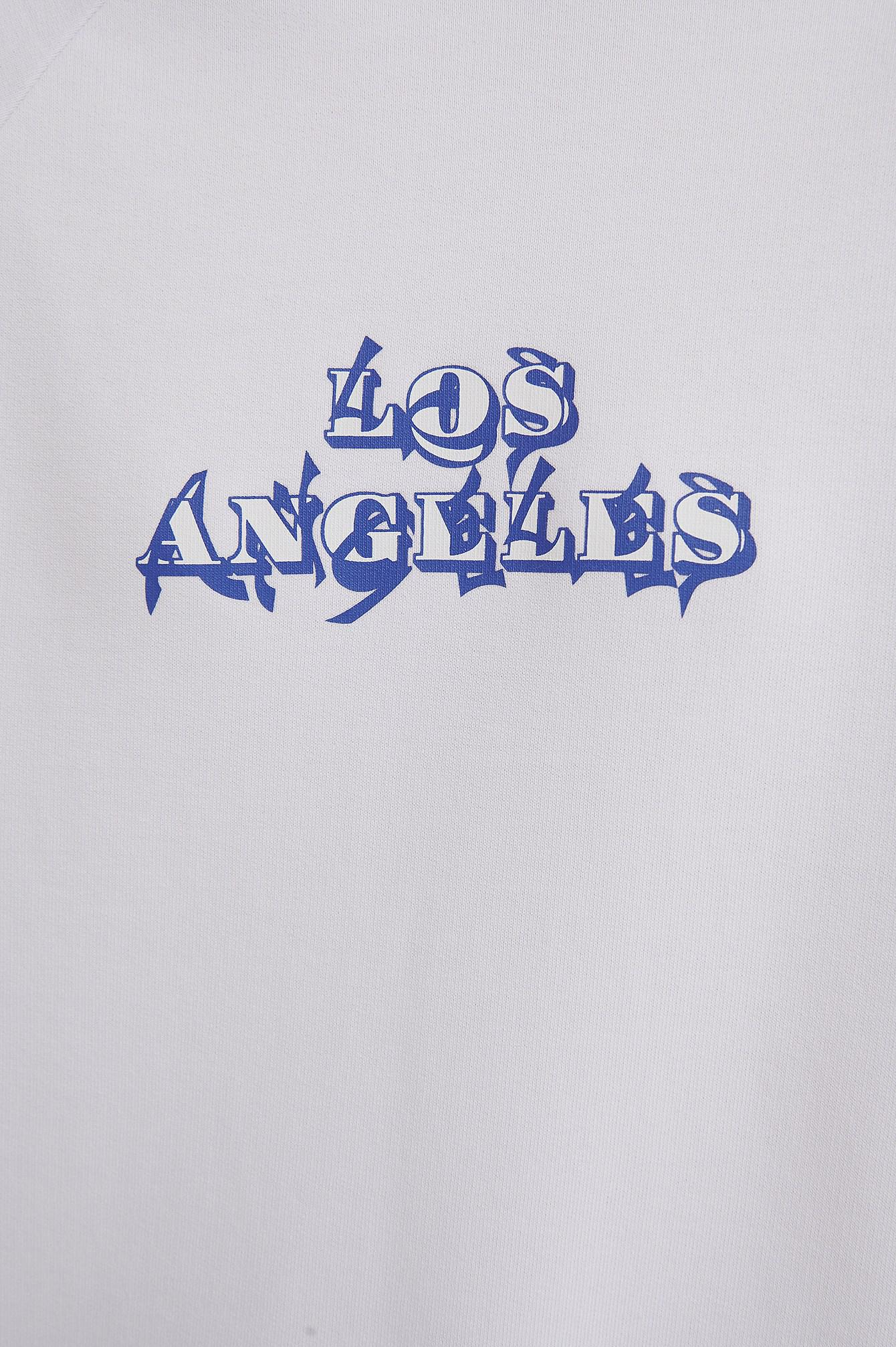 biała bluza napis los angeles