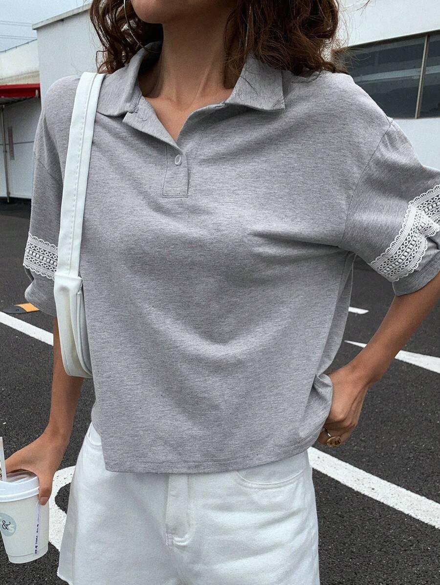 szara koszulka polo