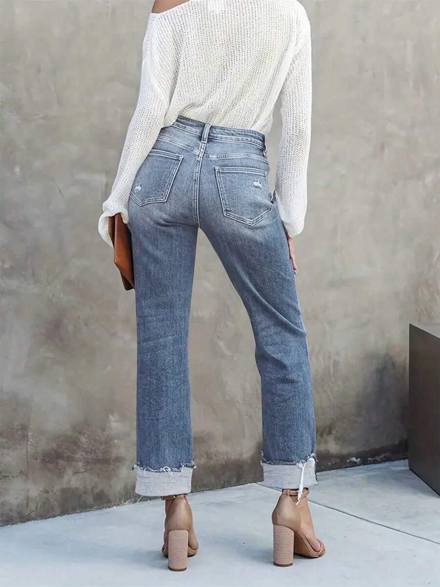 NIEBIESKIE SPODNIE JEANS