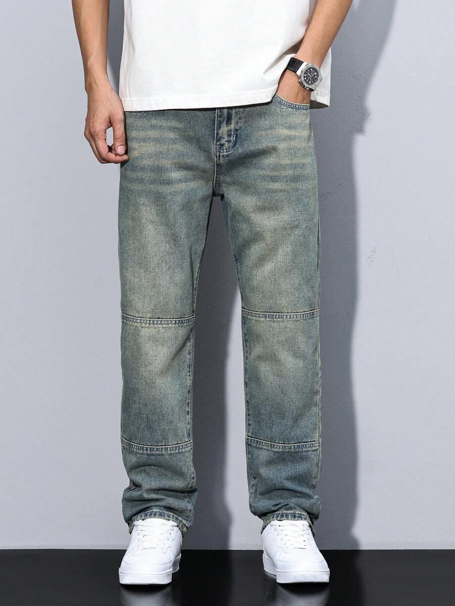 PROSTE SPODNIE JEANS CASUAL 