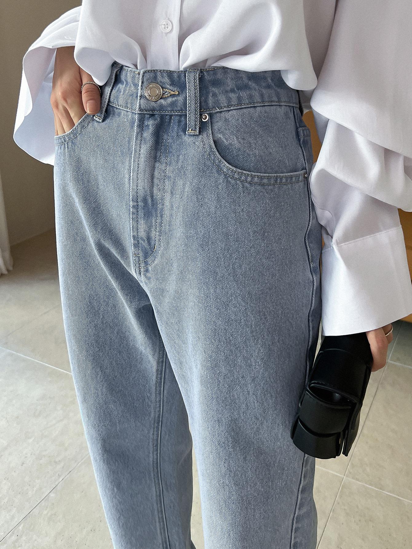 SPODNIE JEANS WYSOKI STAN