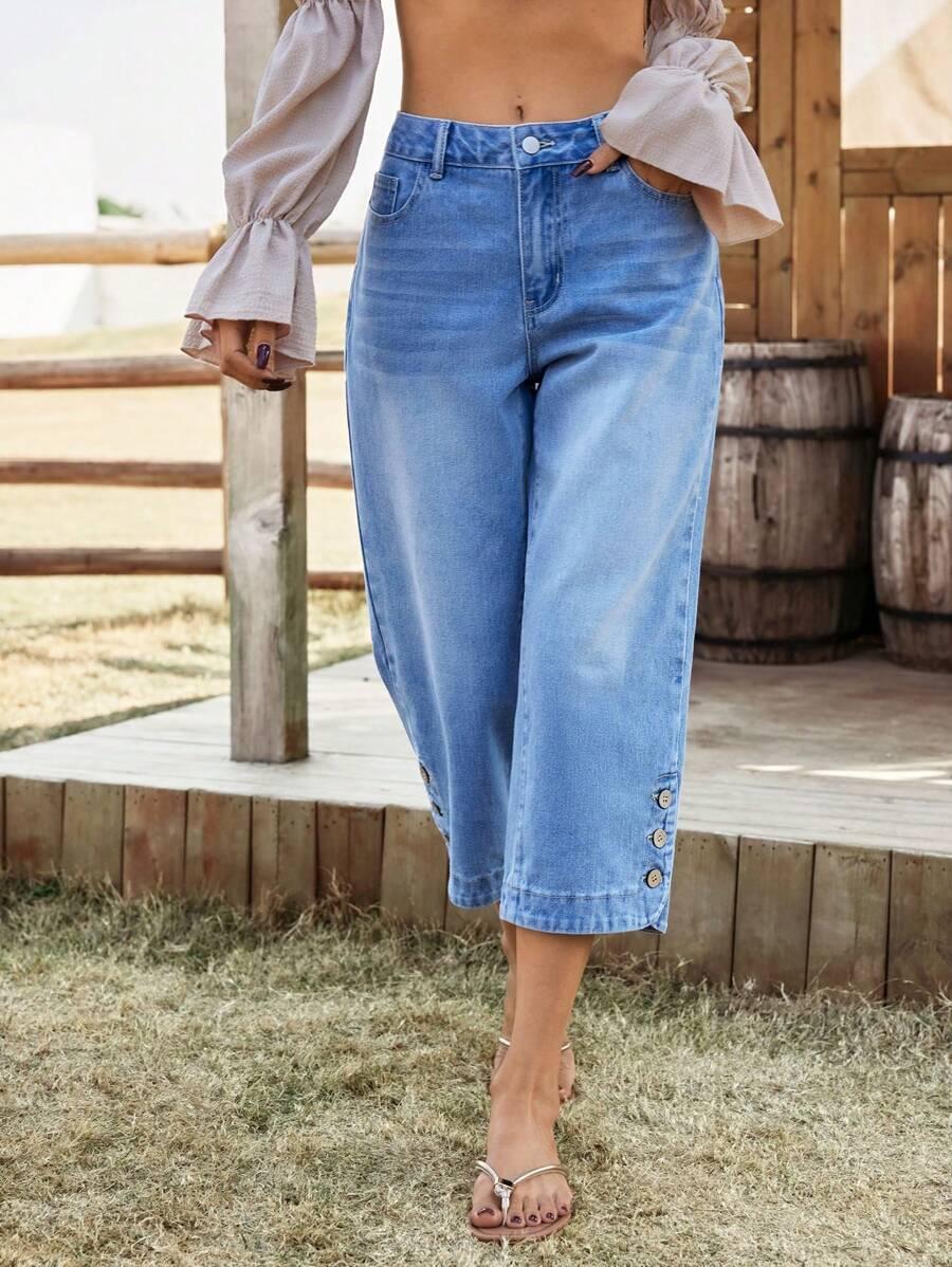 NIEBIESKIE SPODNIE JEANS