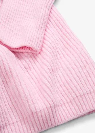 SWETER DAMSKI OVERSIZE Z KOŁNIERZYKIEM 