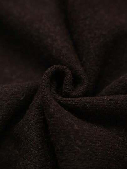 dzianinowy top v-neck 