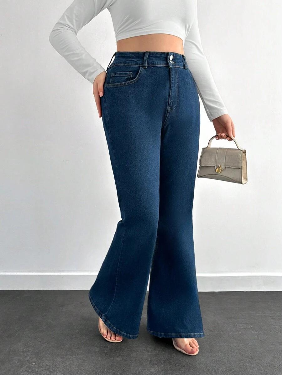 NIEBIESKIE SPODNIE JEANS 