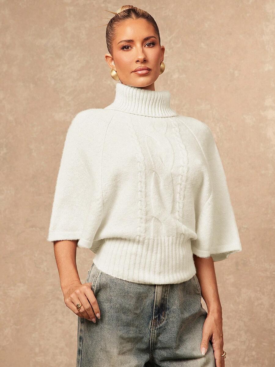 BIAŁY SWETER GOLF