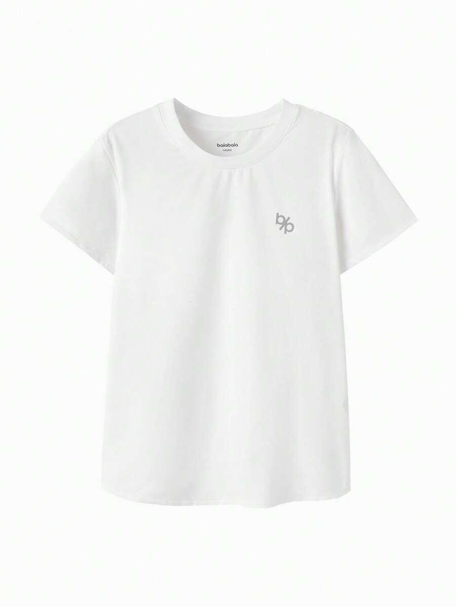 BIAŁY SPORTOWY T-SHIRT