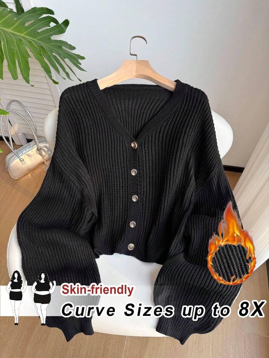 CZARNY ROZPINANY SWETER