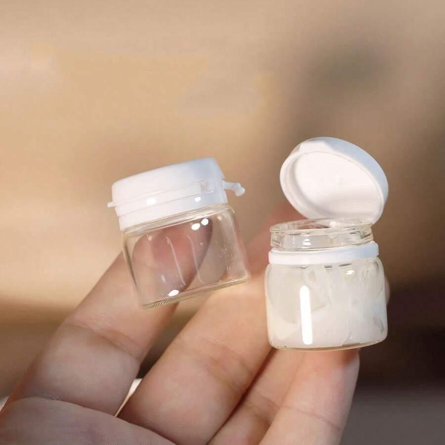 szklany pojemnik na krem 3-pack