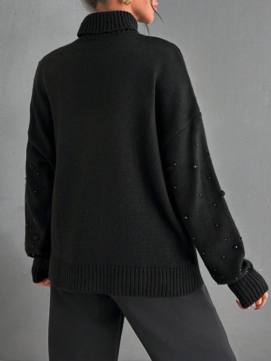 CZARNY SWETER CASUAL