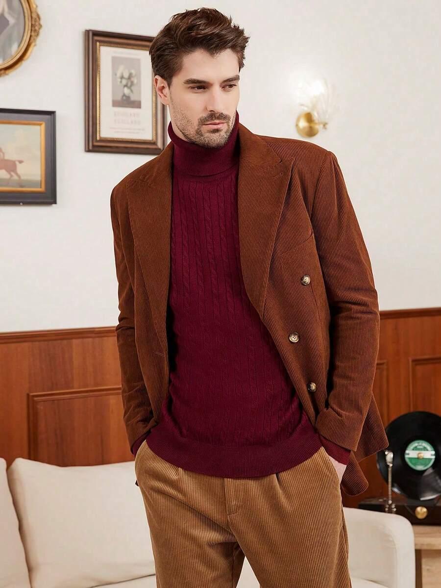 SWETER MĘSKI Z GOLFEM 