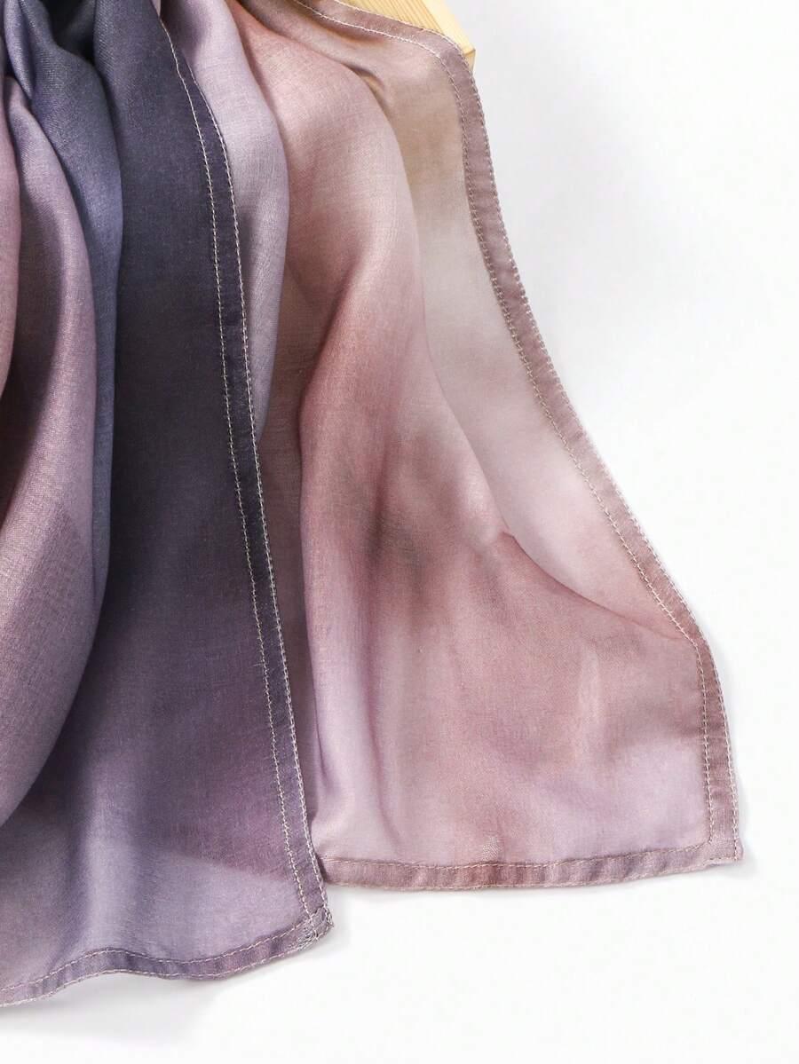 fioletowa chusta tie-dye