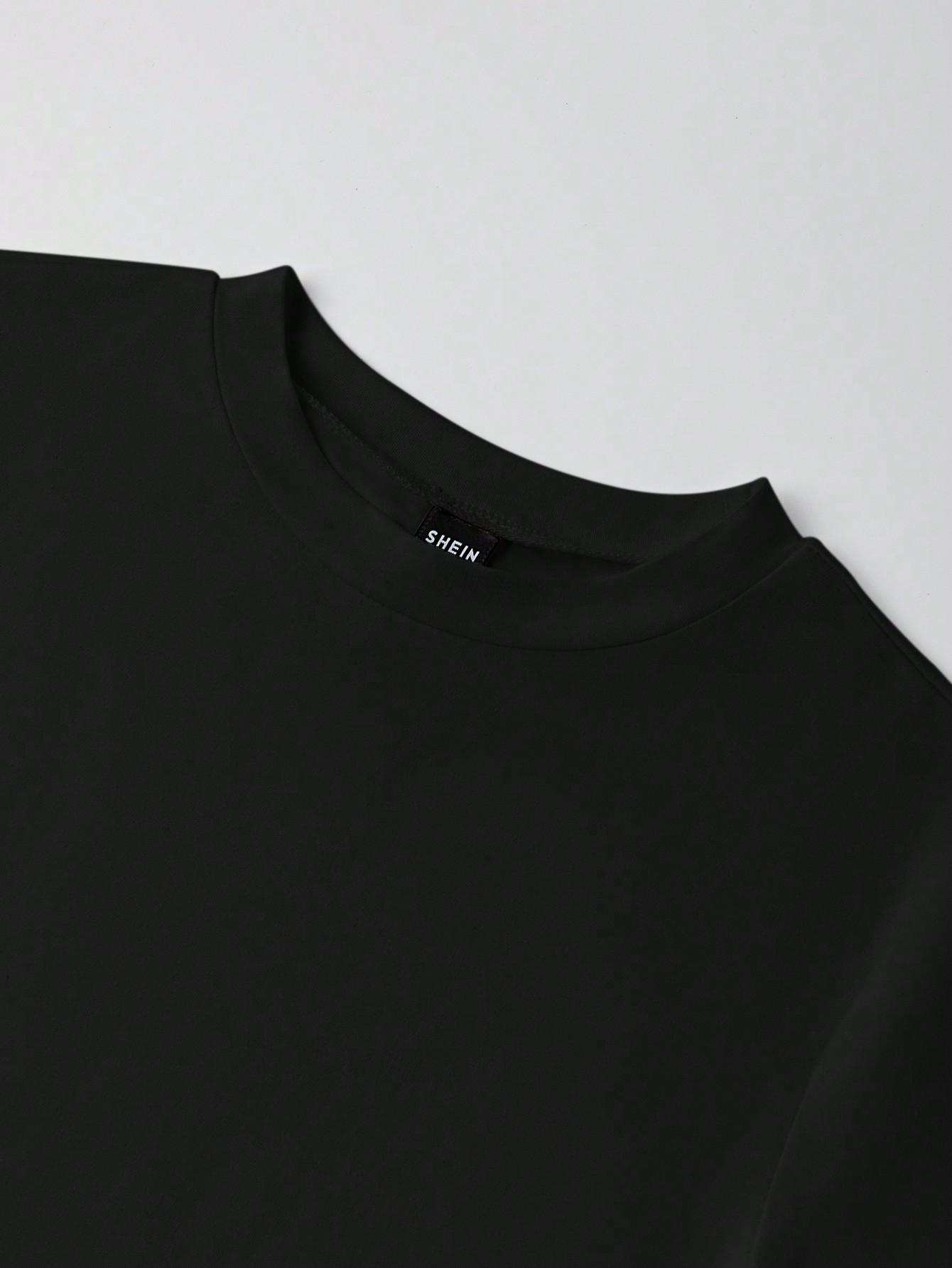CZARNY TOP PRINT 