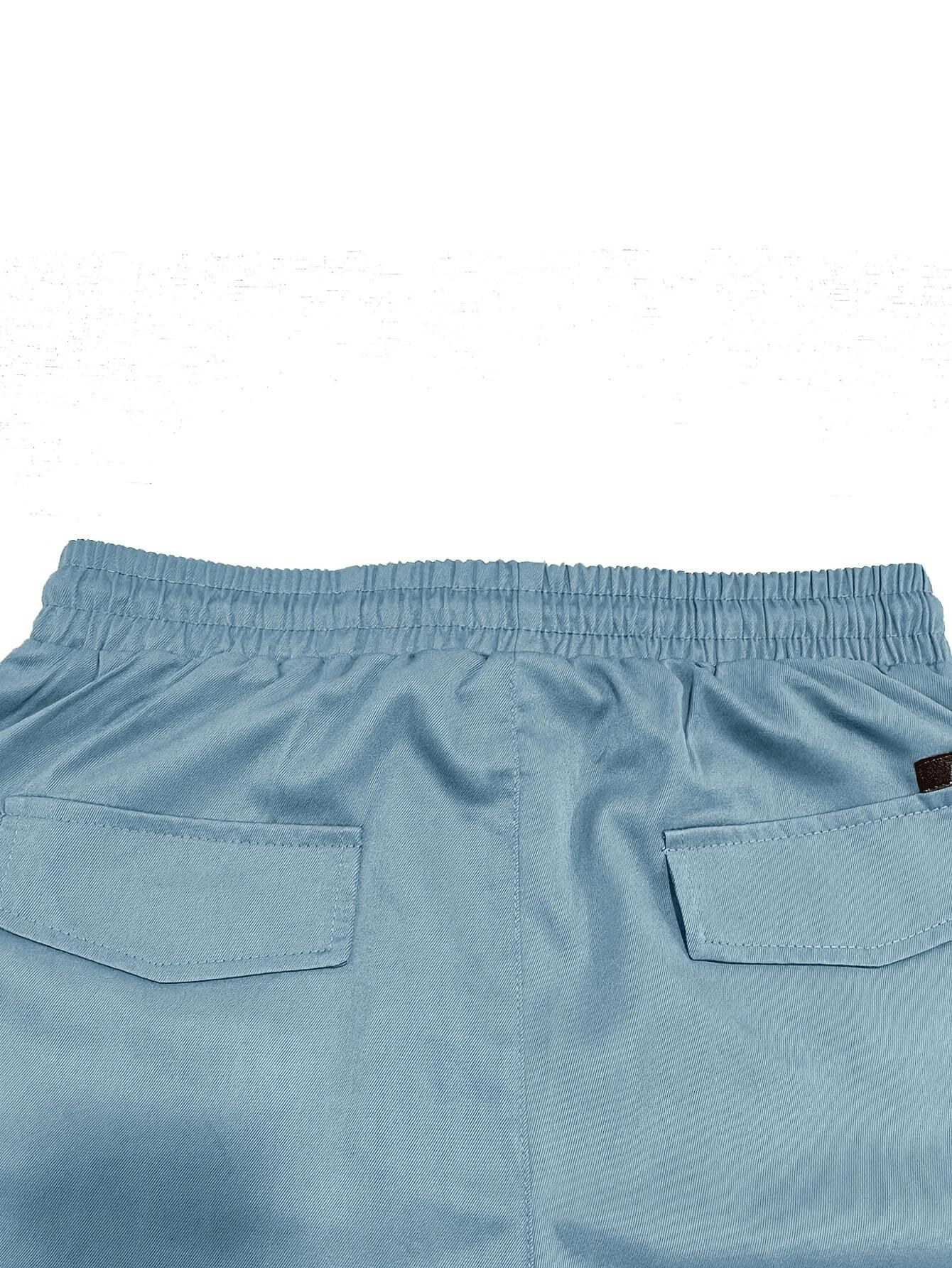 niebieski spodenki casual