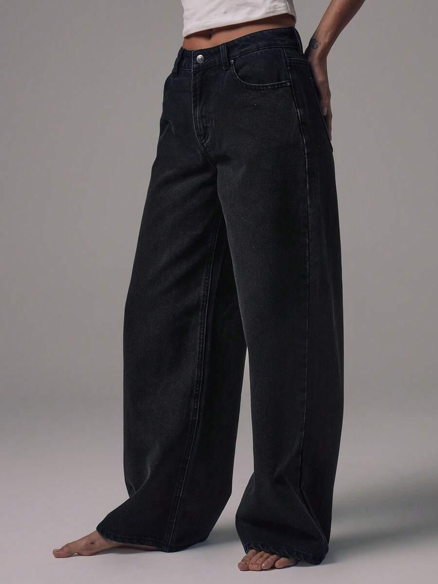 spodnie jeans prosta nogawka