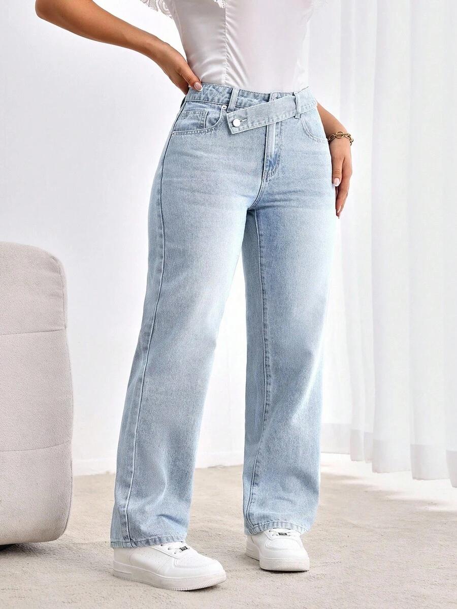 NIEBIESKIE SPODNIE JEANS