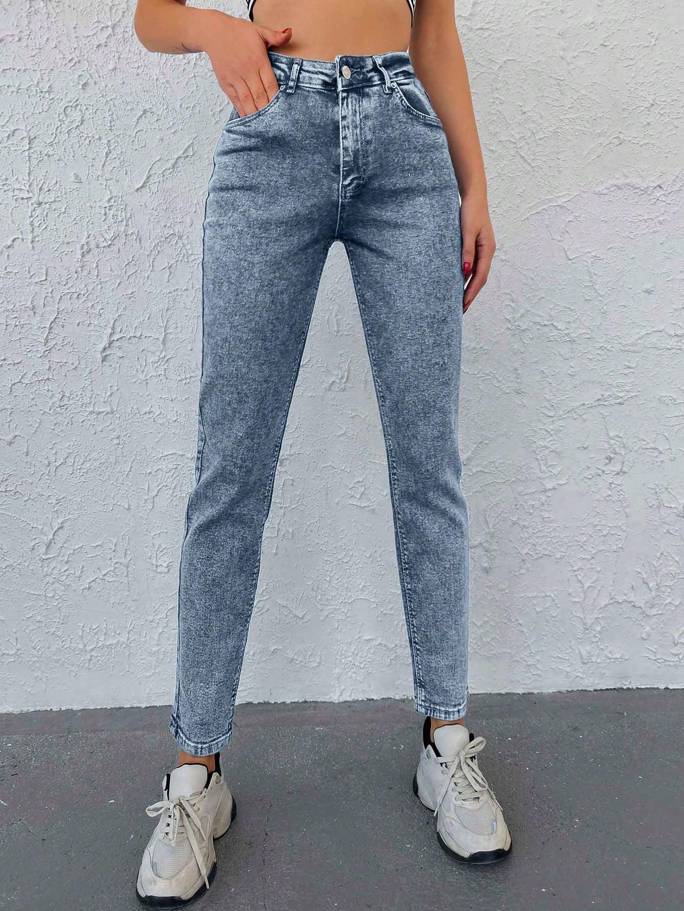 NIEBIESKIE SPODNIE JEANS KIESZENIE