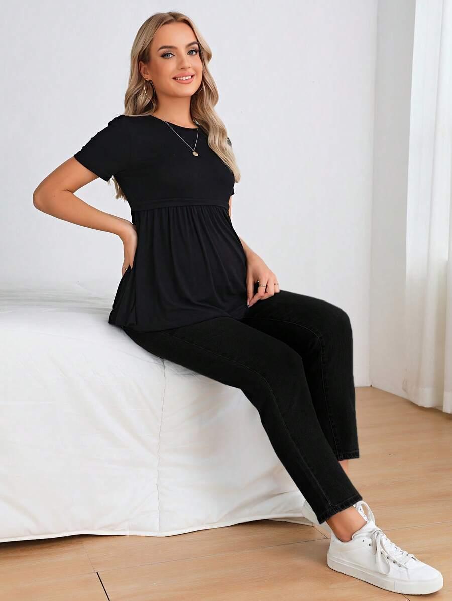 CZARNE SPODNIE JEANS
