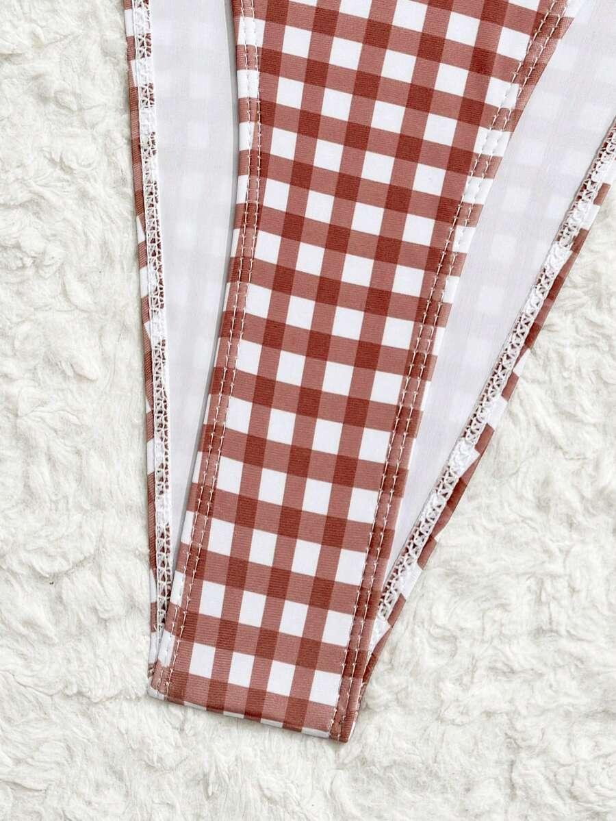 dwuczęściowy strój kąpielowy spodenki 