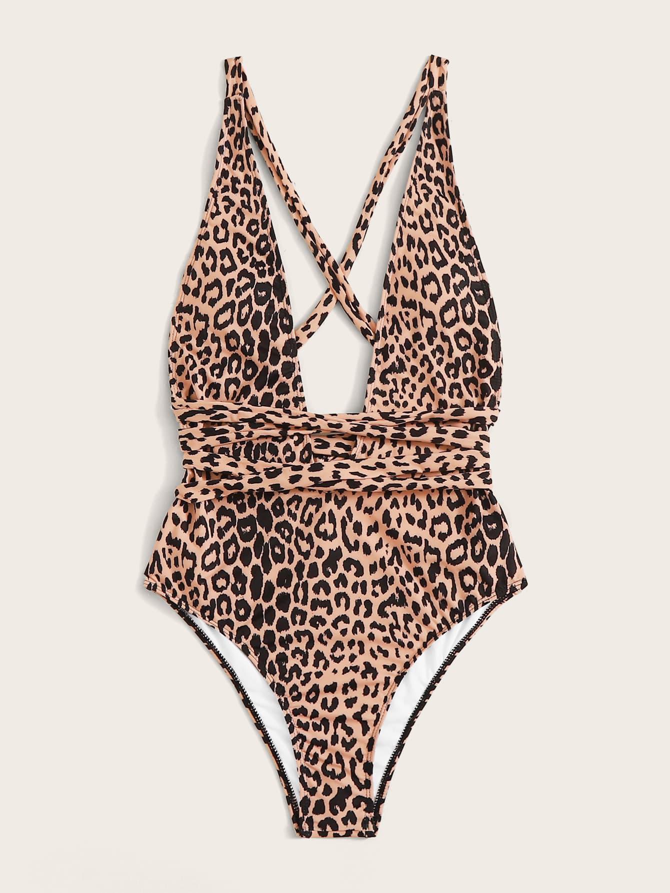 JEDNOCZĘŚCIOWY STRÓJ KĄPIELOWY ANIMAL PRINT