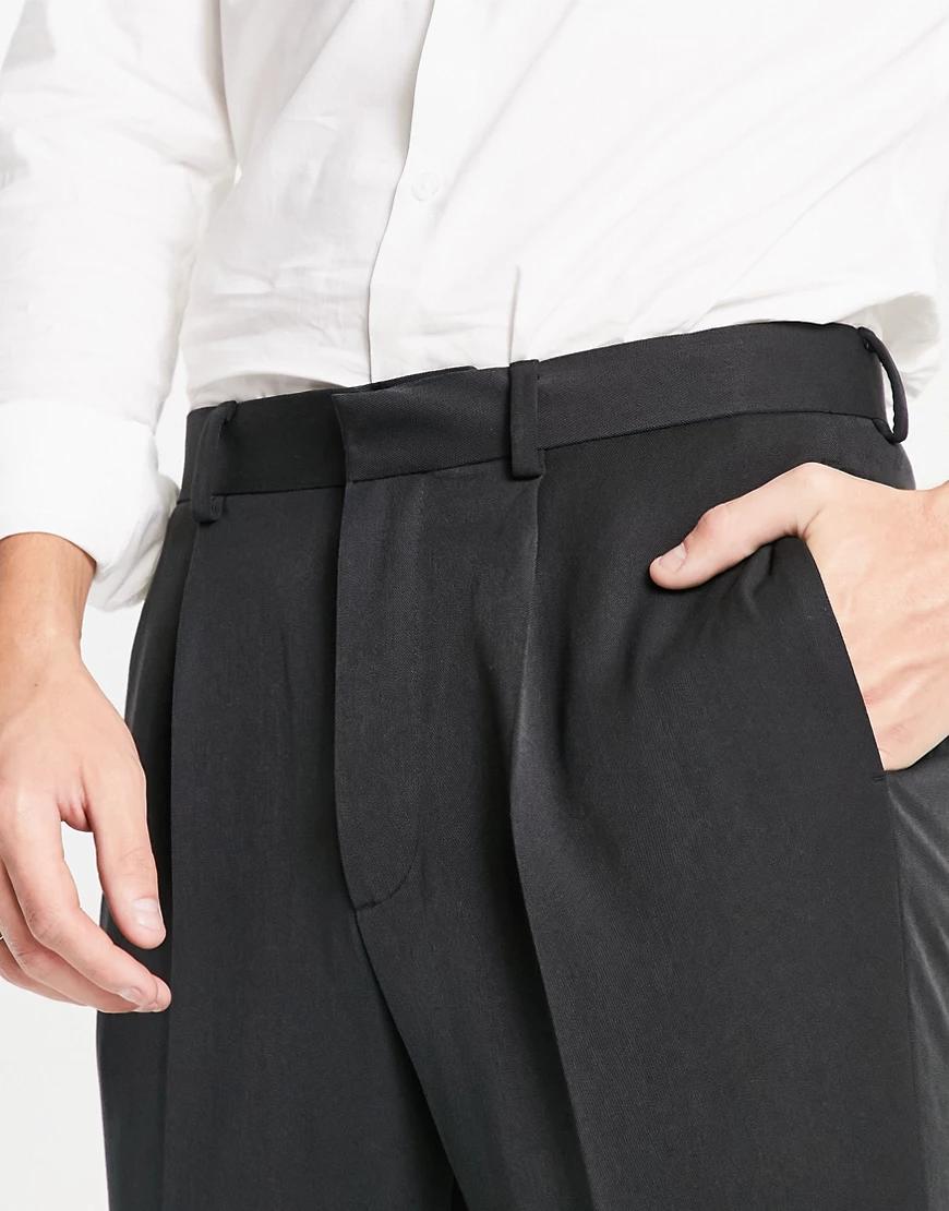 CZARNE ELEGANCKIE SPODNIE