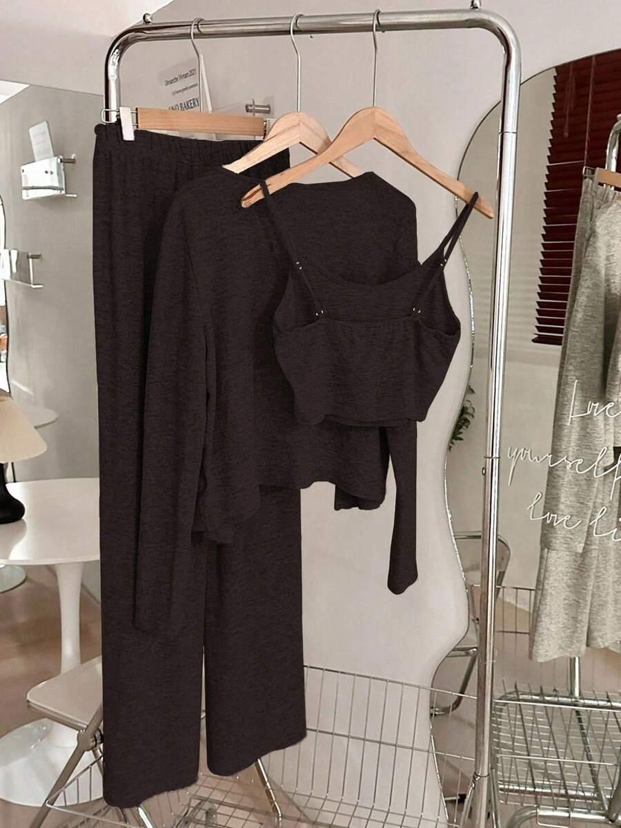 TOP SWETER SPODNIE KOMPLET