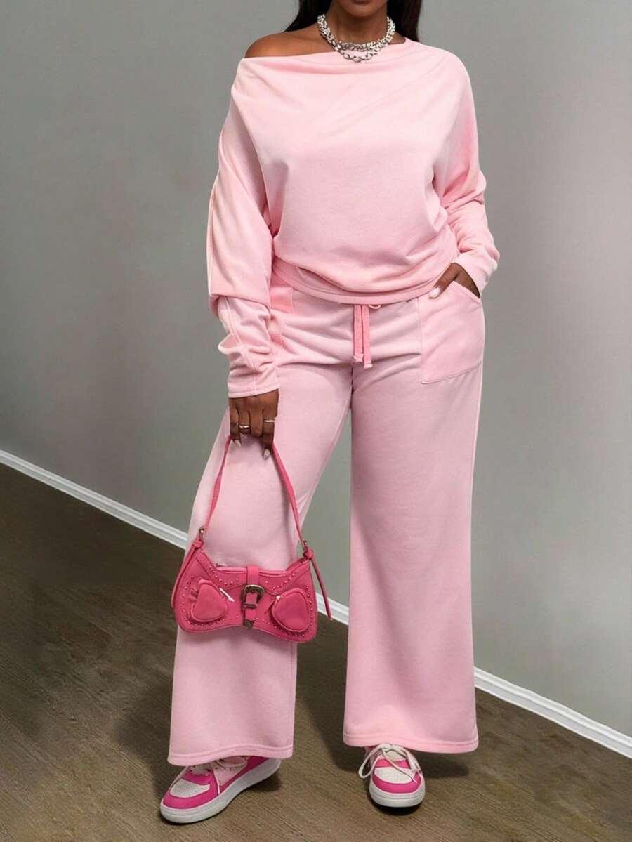 KOMPLET BLUZA SPODNIE 