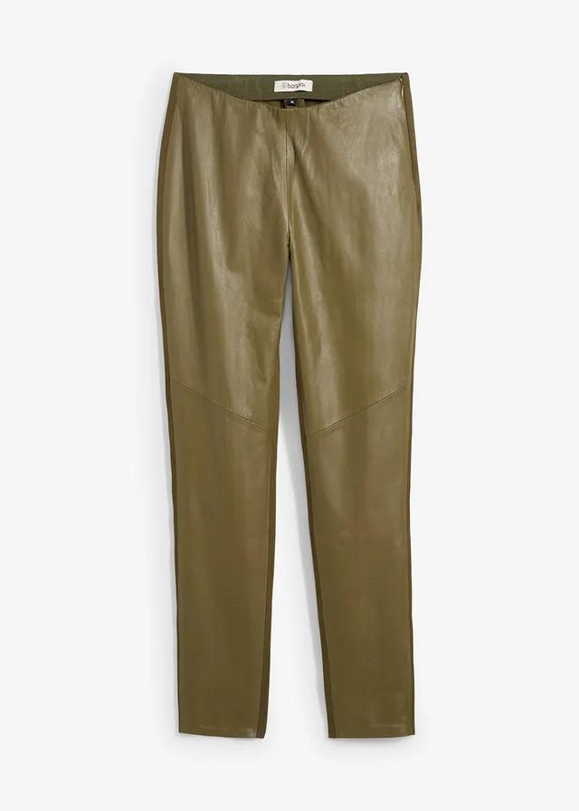 LEGGINSY ZE SKÓRY JAGNIĘCEJ NAPPA