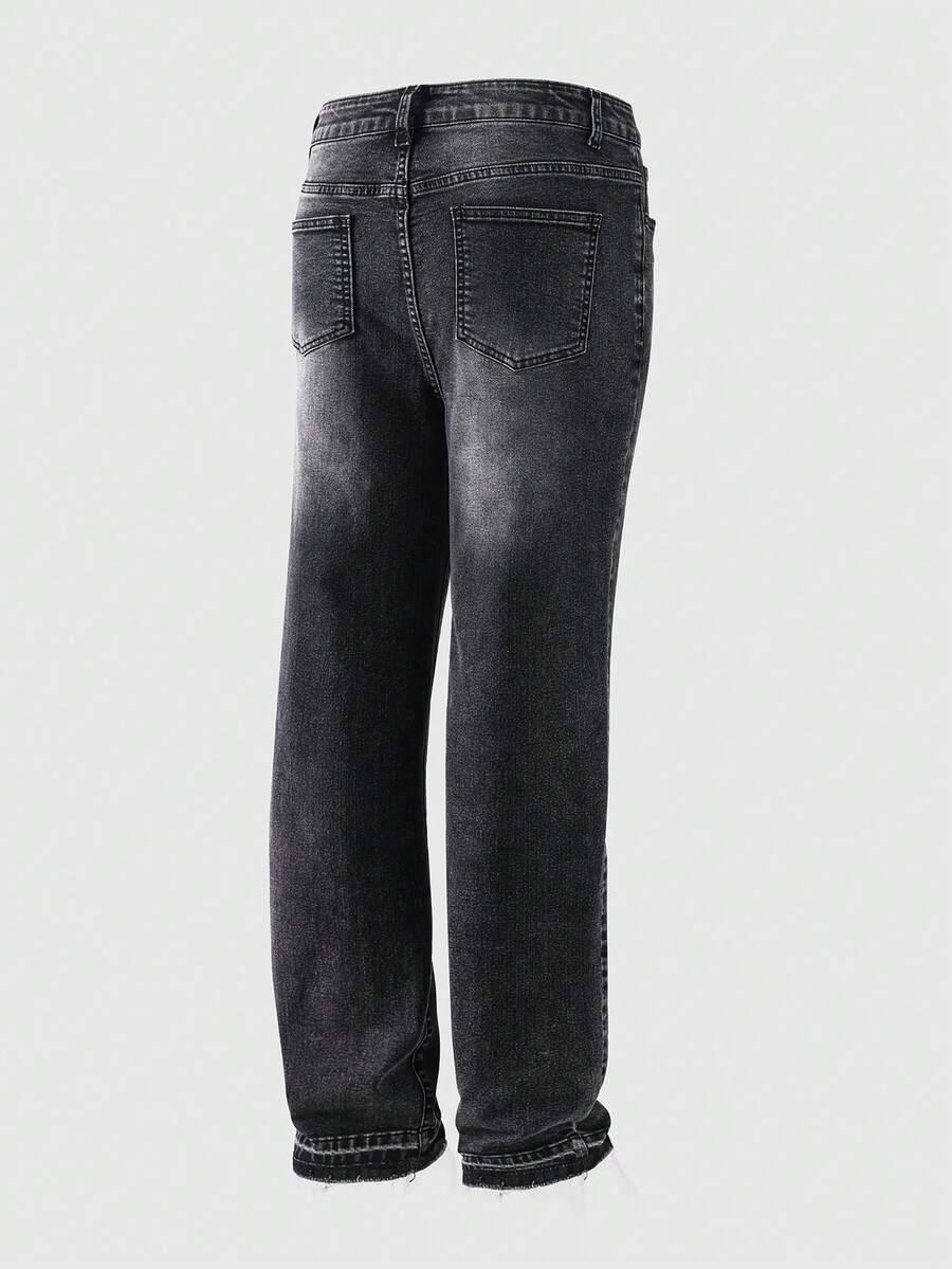 czarne spodnie jeans