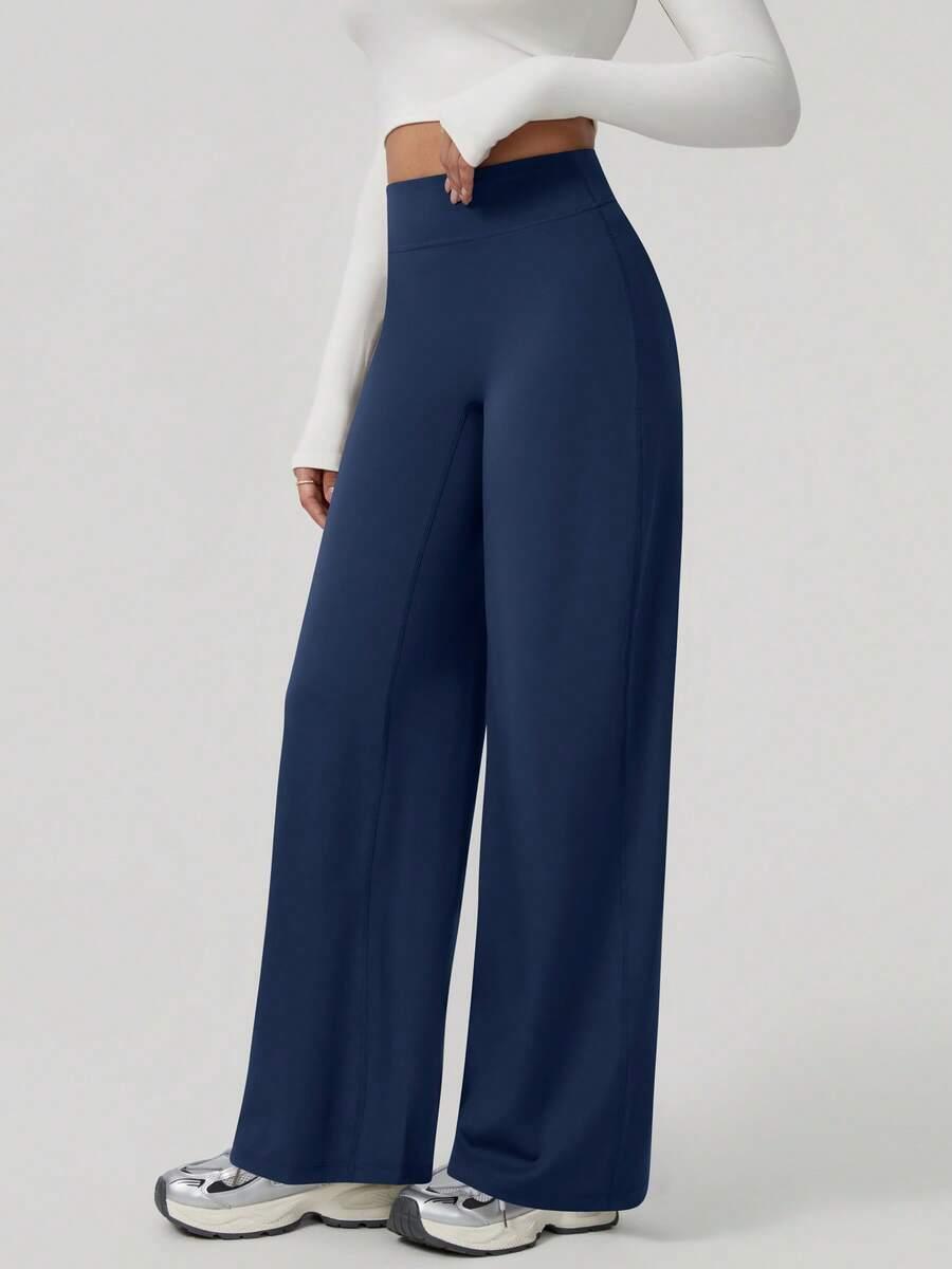GRANATOWE LEGGINSY WYSOKI STAN