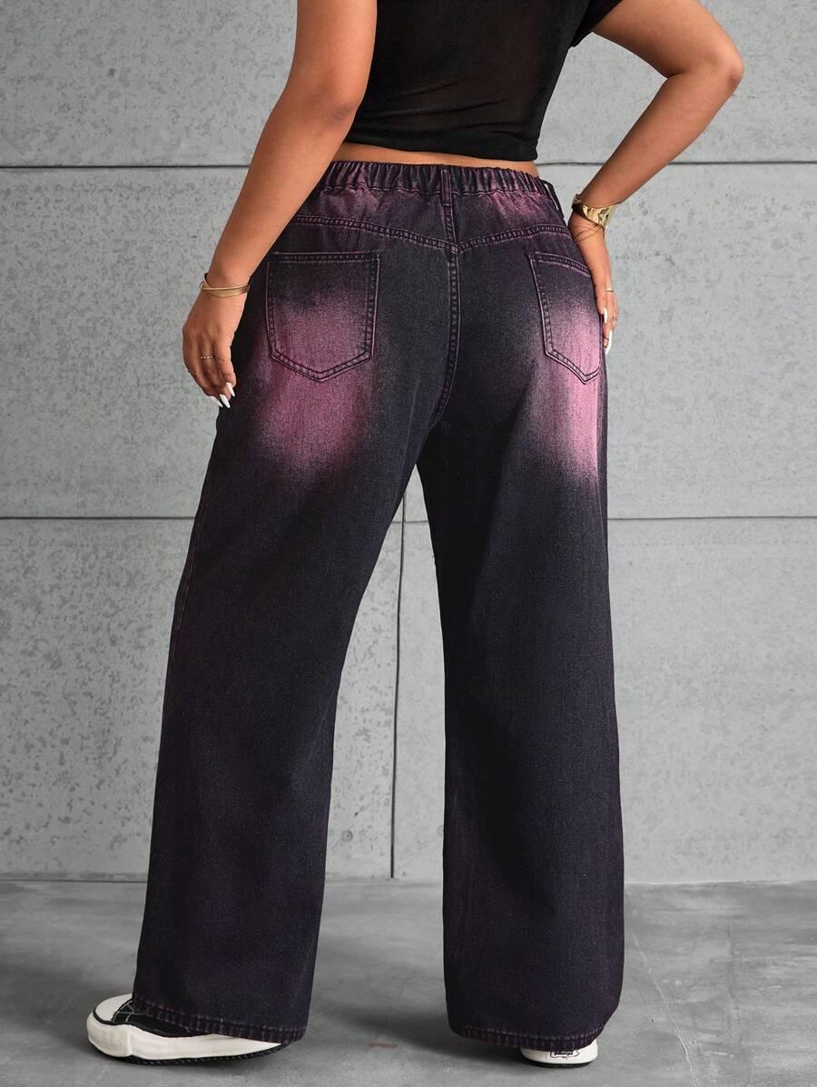 CZARNE SPODNIE JEANS