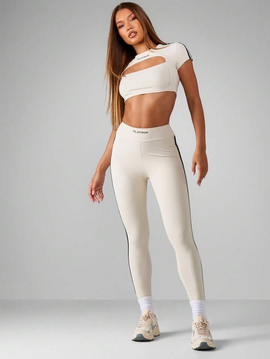 komplet top legginsy