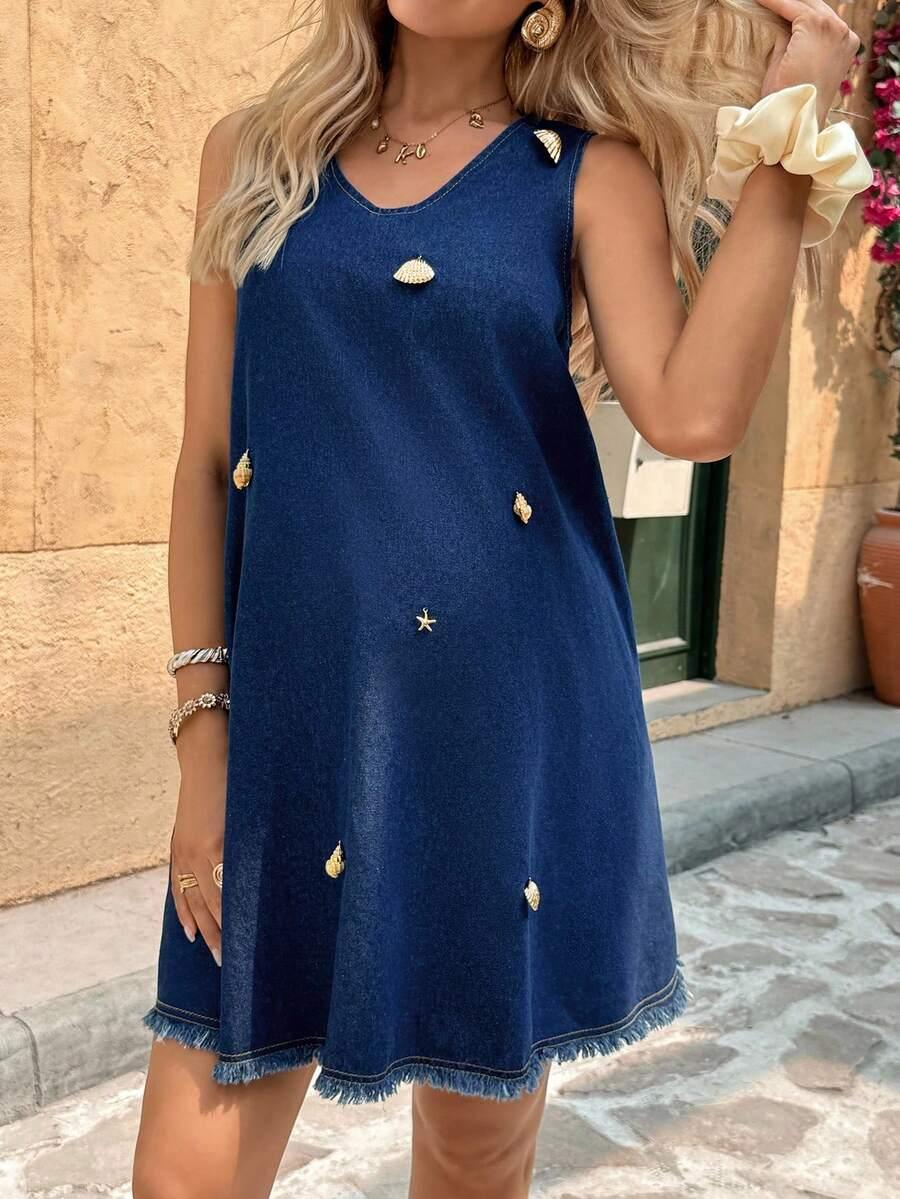jeansowa sukienka mini
