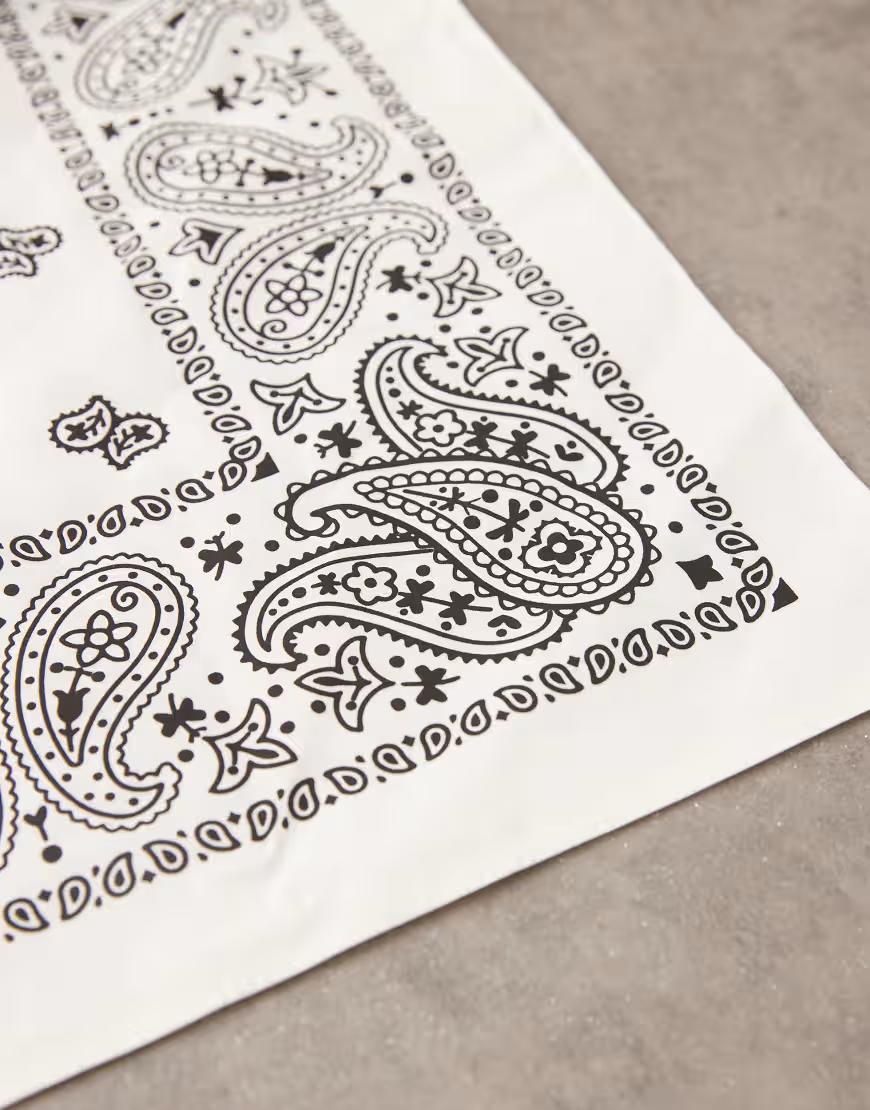chustka apaszka bandana paisley print
