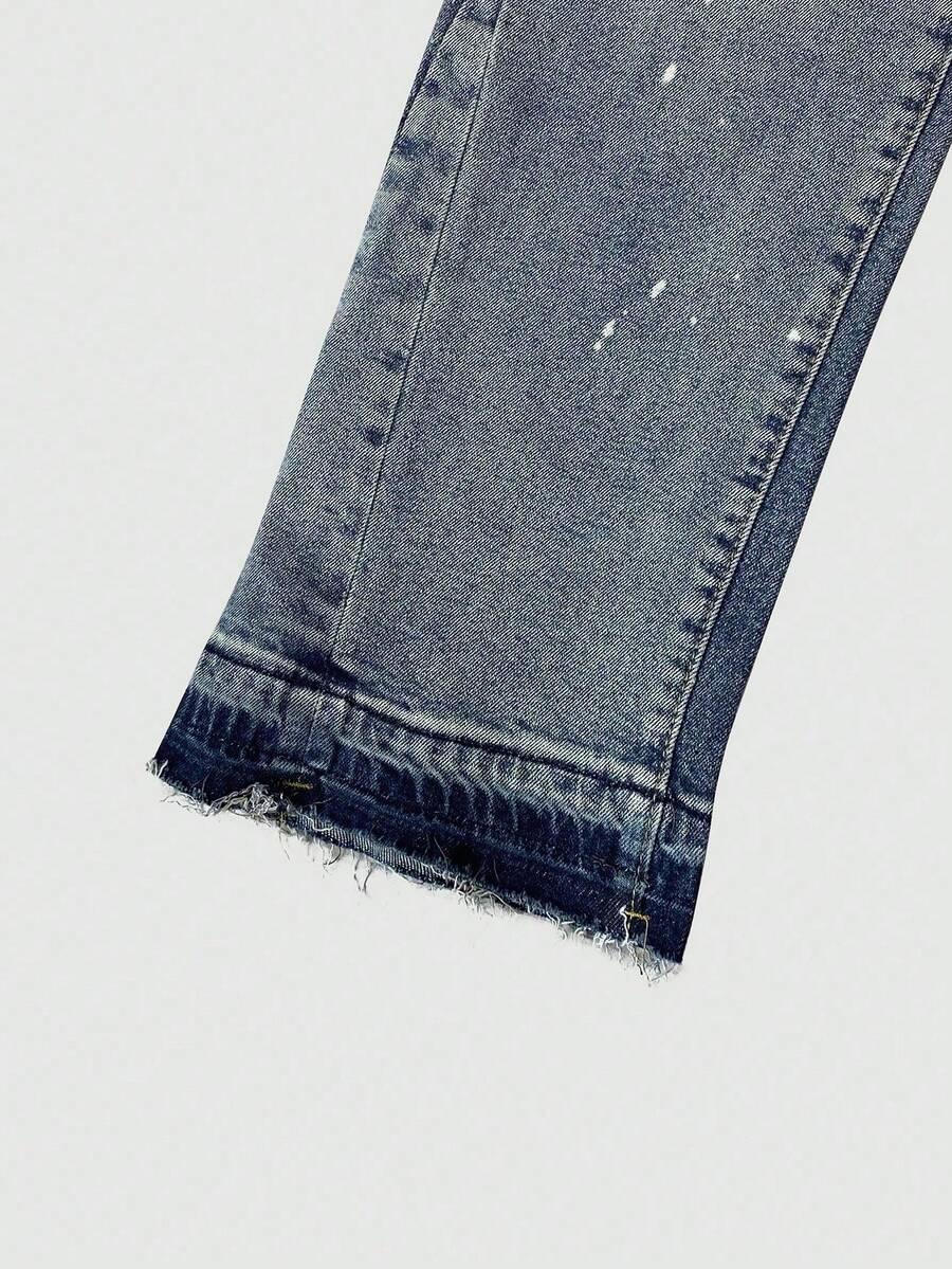 NIEBIESKIE SPODNIE JEANS