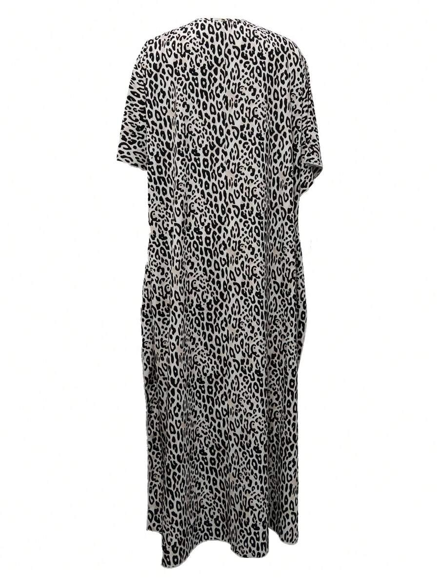 MAXI SUKIENKA ANIMAL PRINT