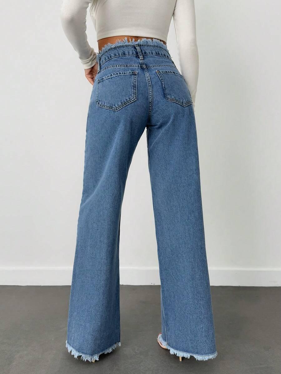 NIEBIESKIE SPODNIE JEANS