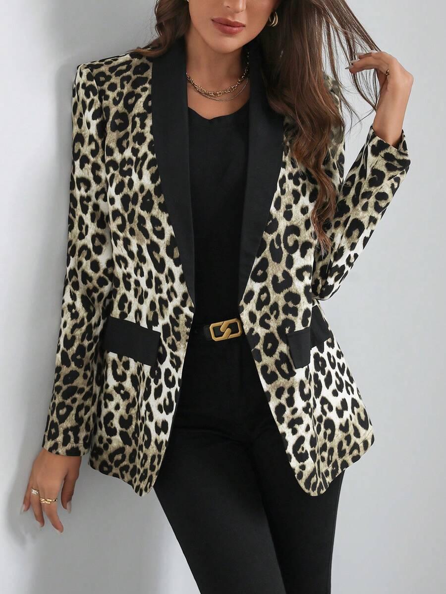 marynarka leopard print 
