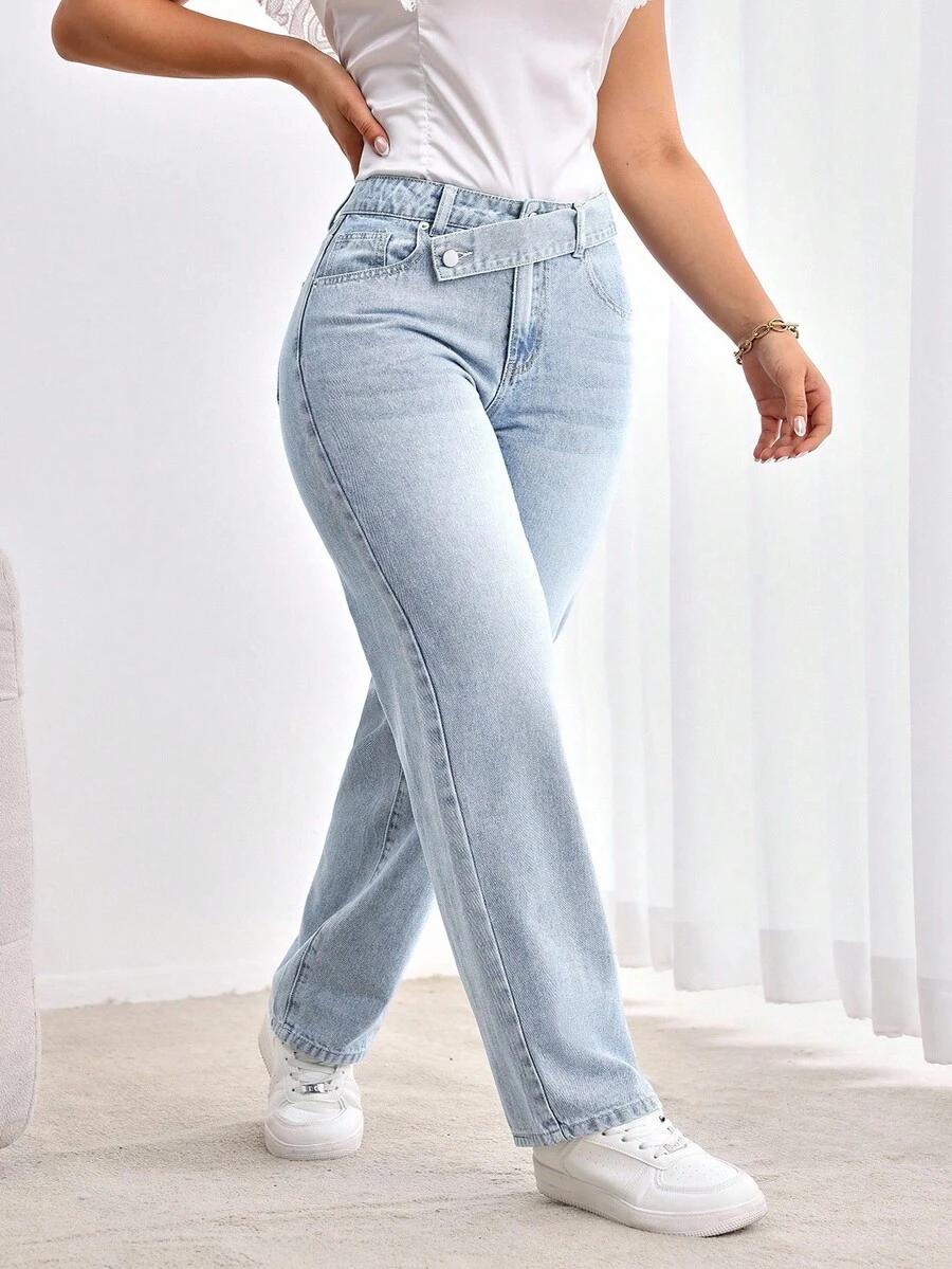 NIEBIESKIE SPODNIE JEANS