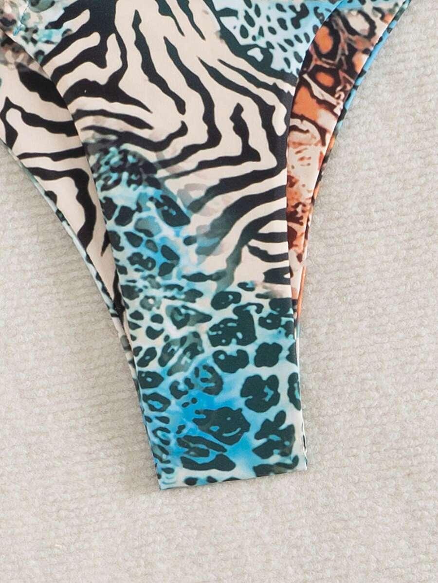 DÓŁ OD BIKINI ANIMAL PRINT