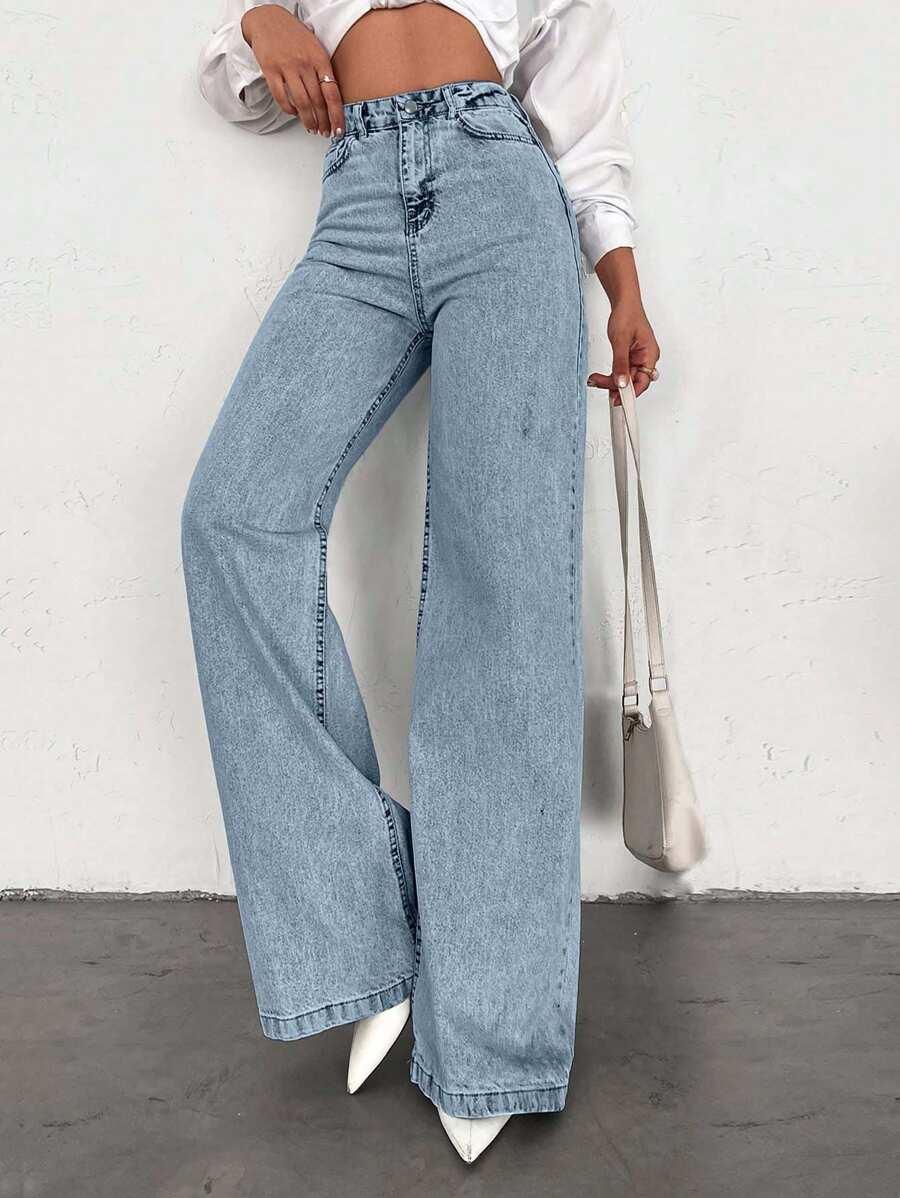 NIEBIESKIE SPODNIE JEANS 