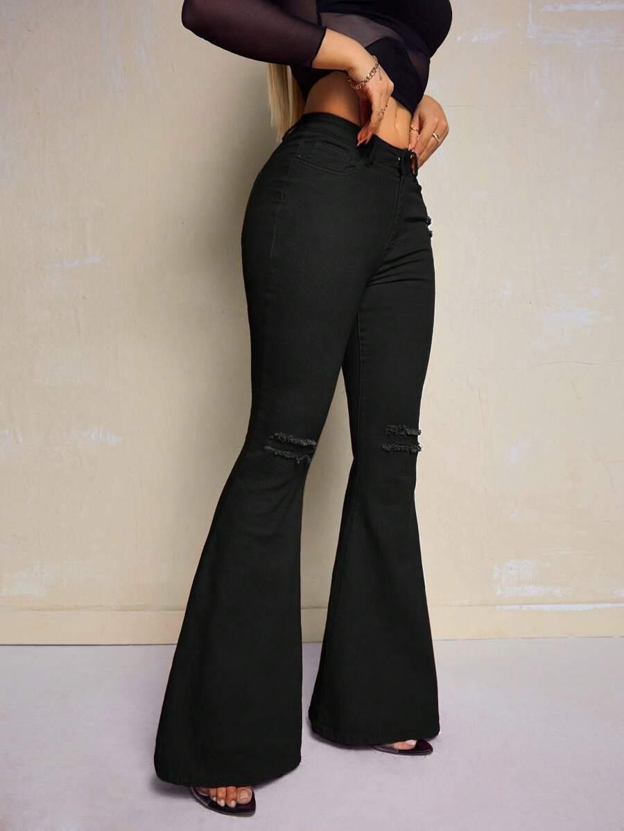 czarne spodnie jeans