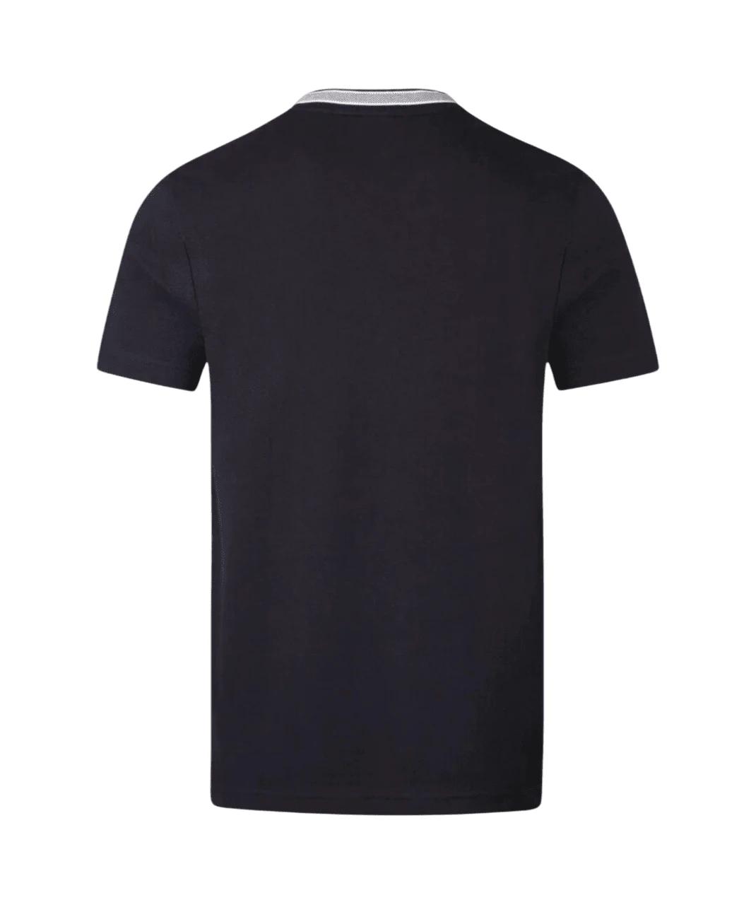 czarny t-shirt logo