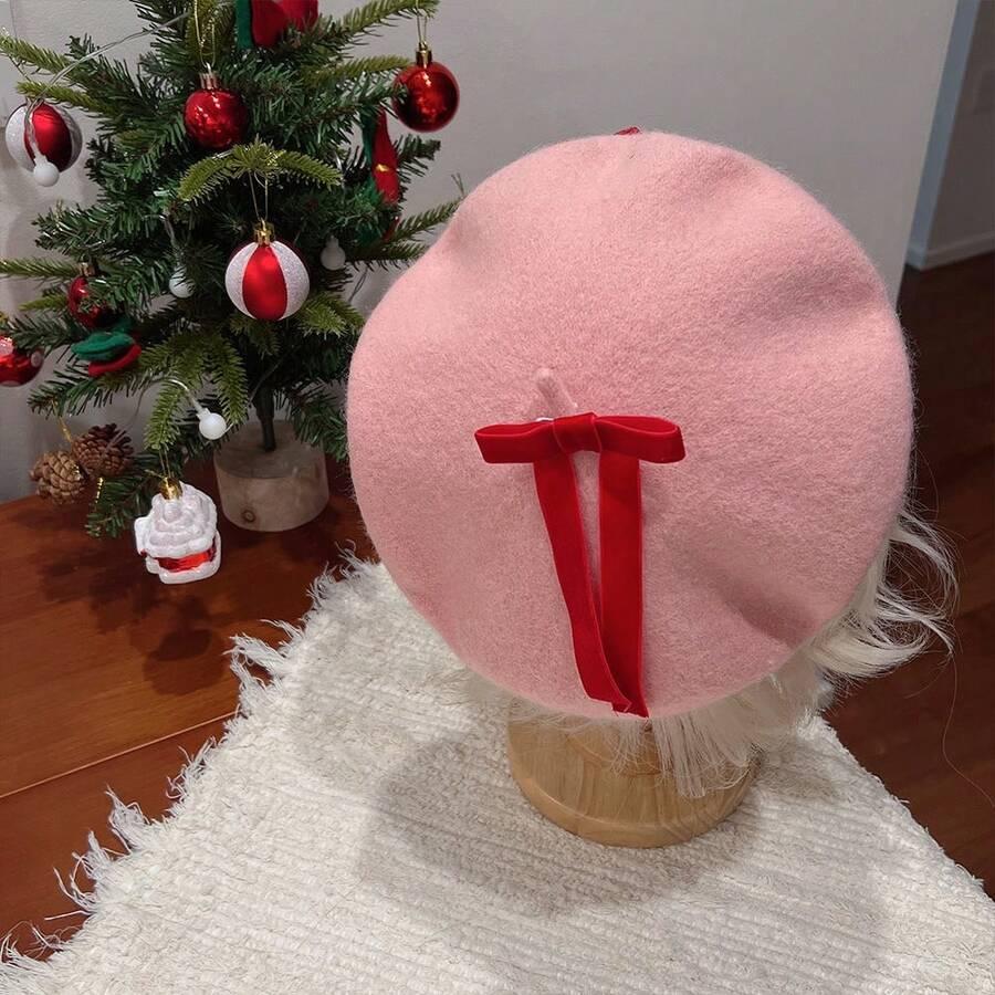RÓŻOWY BERET TRUSKAWKA