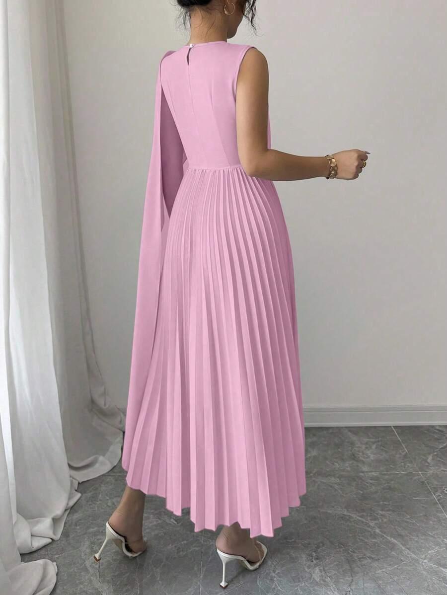 plisowana maxi sukienka