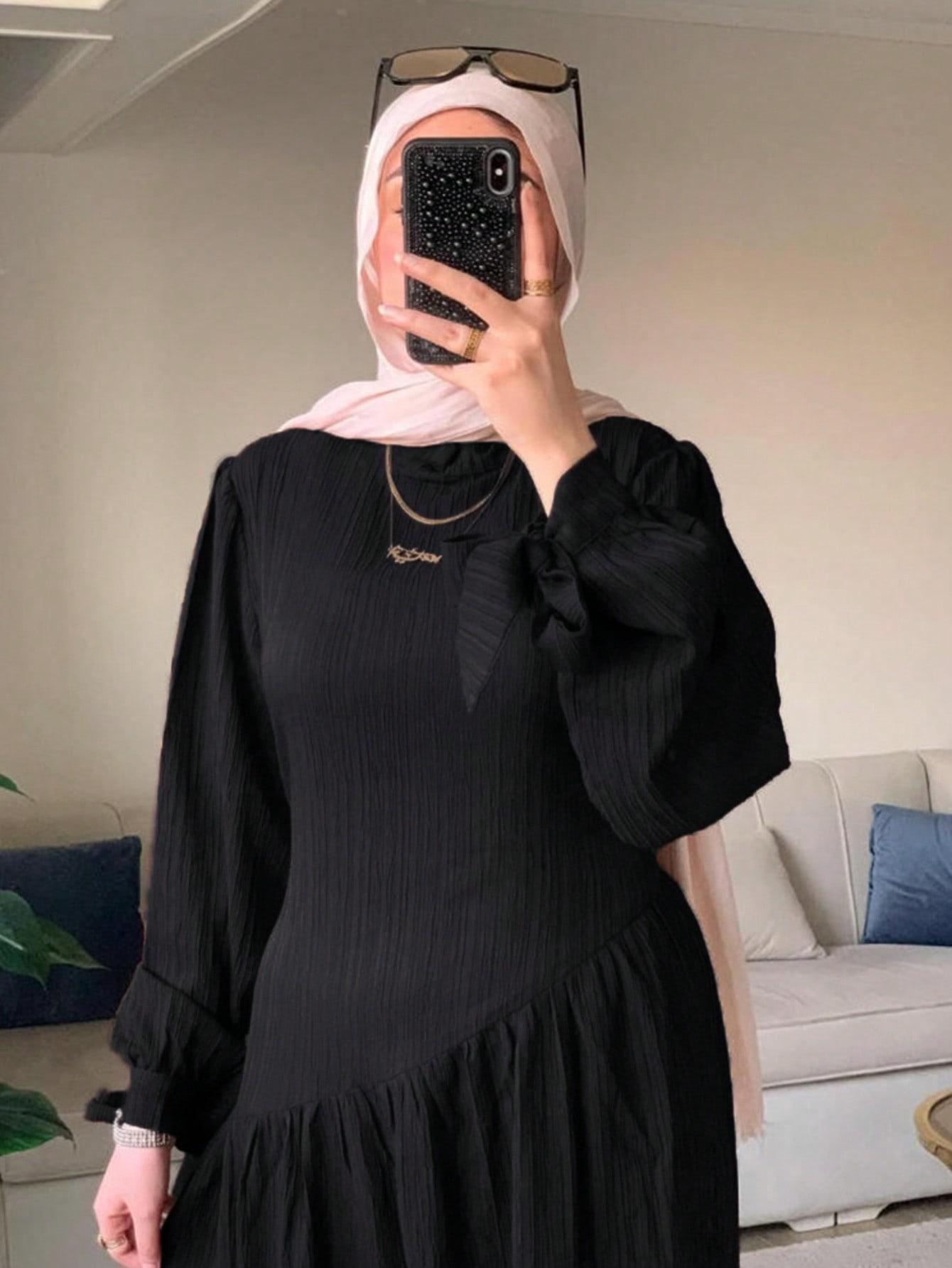 CZARNA SUKIENKA MAXI