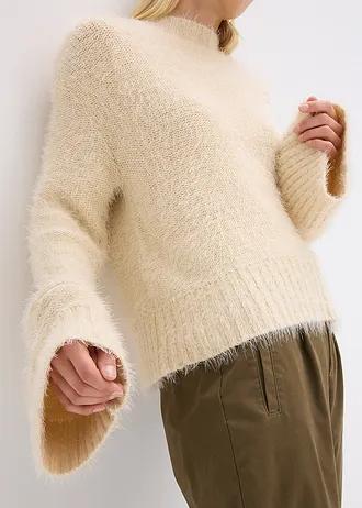 SWETER DAMSKI BEŻOWY 