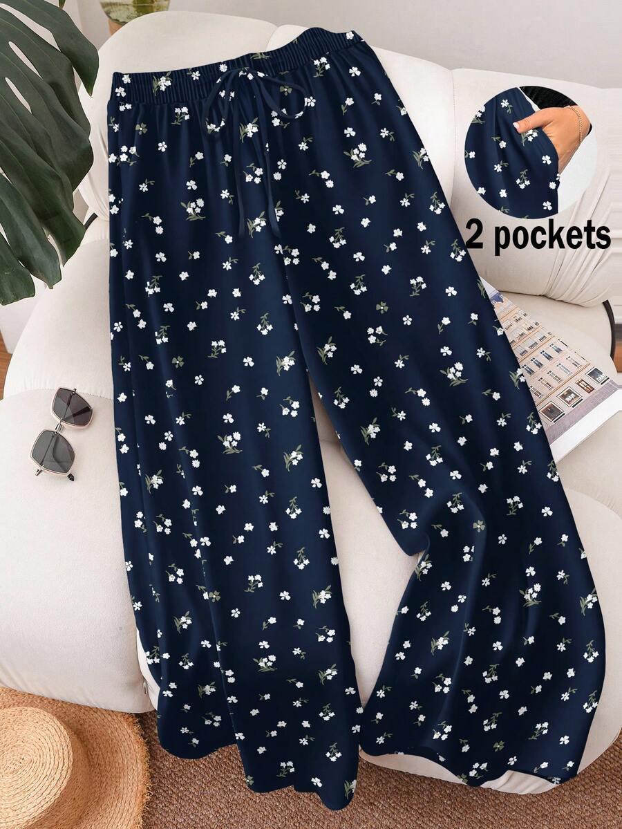 spodnie casual print