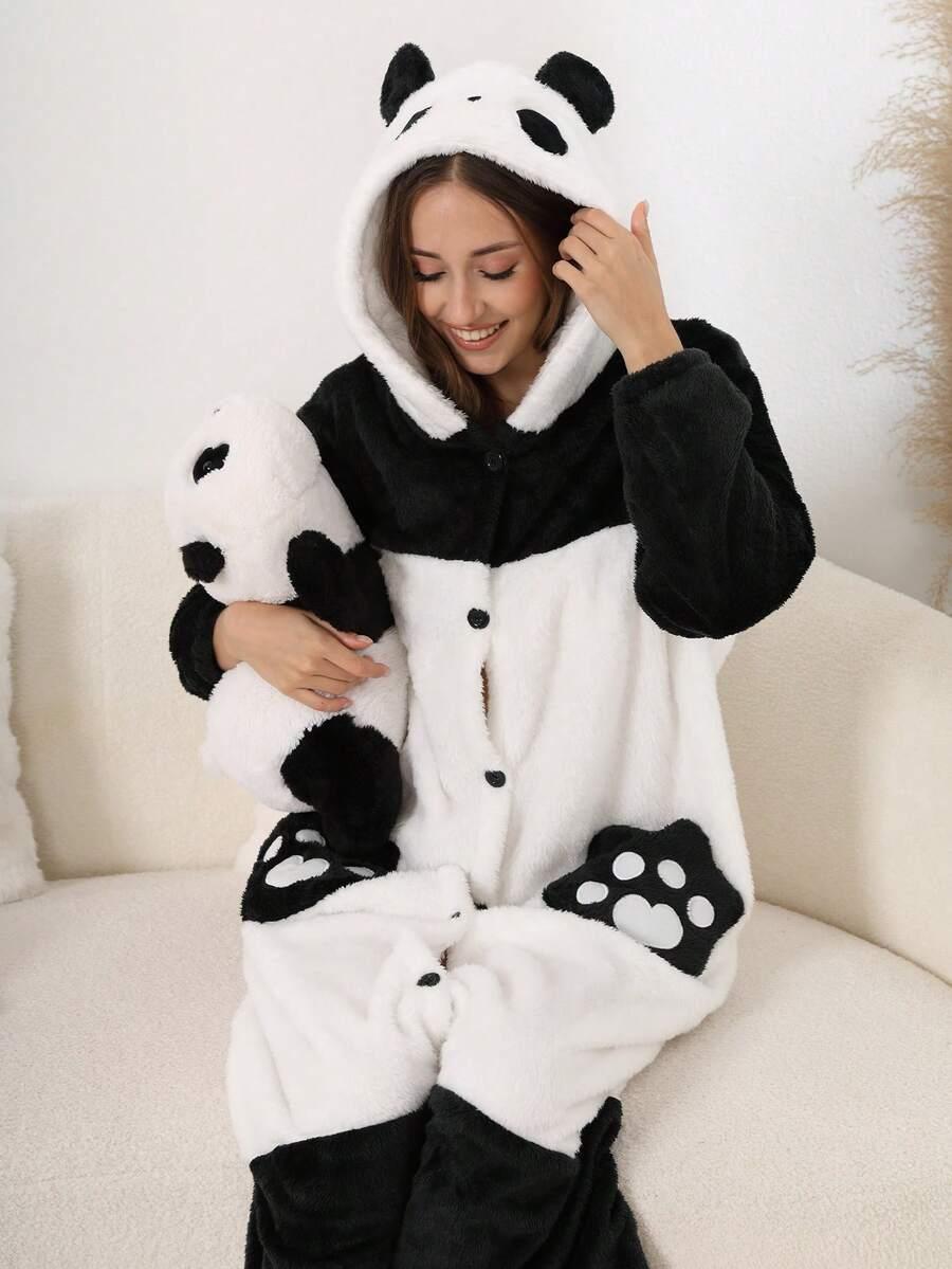 PIŻAMA KOMBINEZON PANDA